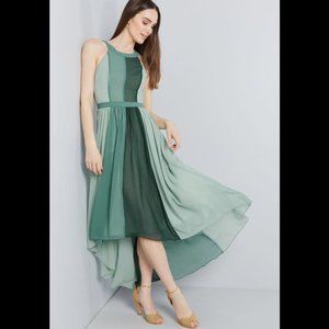 ModCloth Green Striped Dress